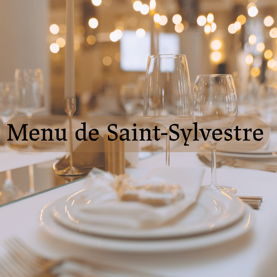 menu saint sylvestre 2025 avec amour